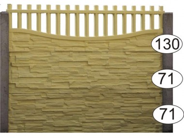 Форма для забора 130_71_71